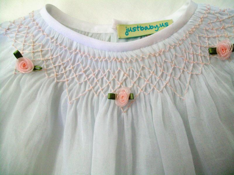 Smocked Infant Bishop Dress